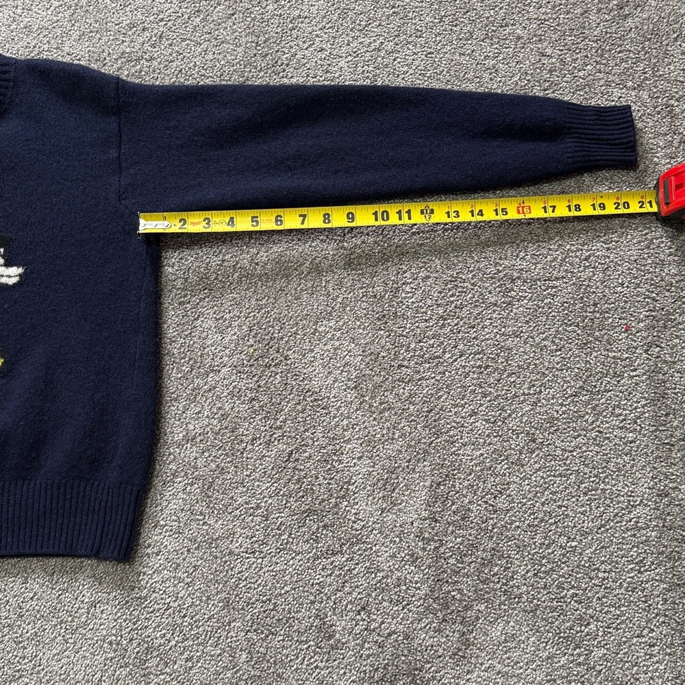 Disney Men's Navy Sweater with Mickey Mouse Design - Picture 6 of 8